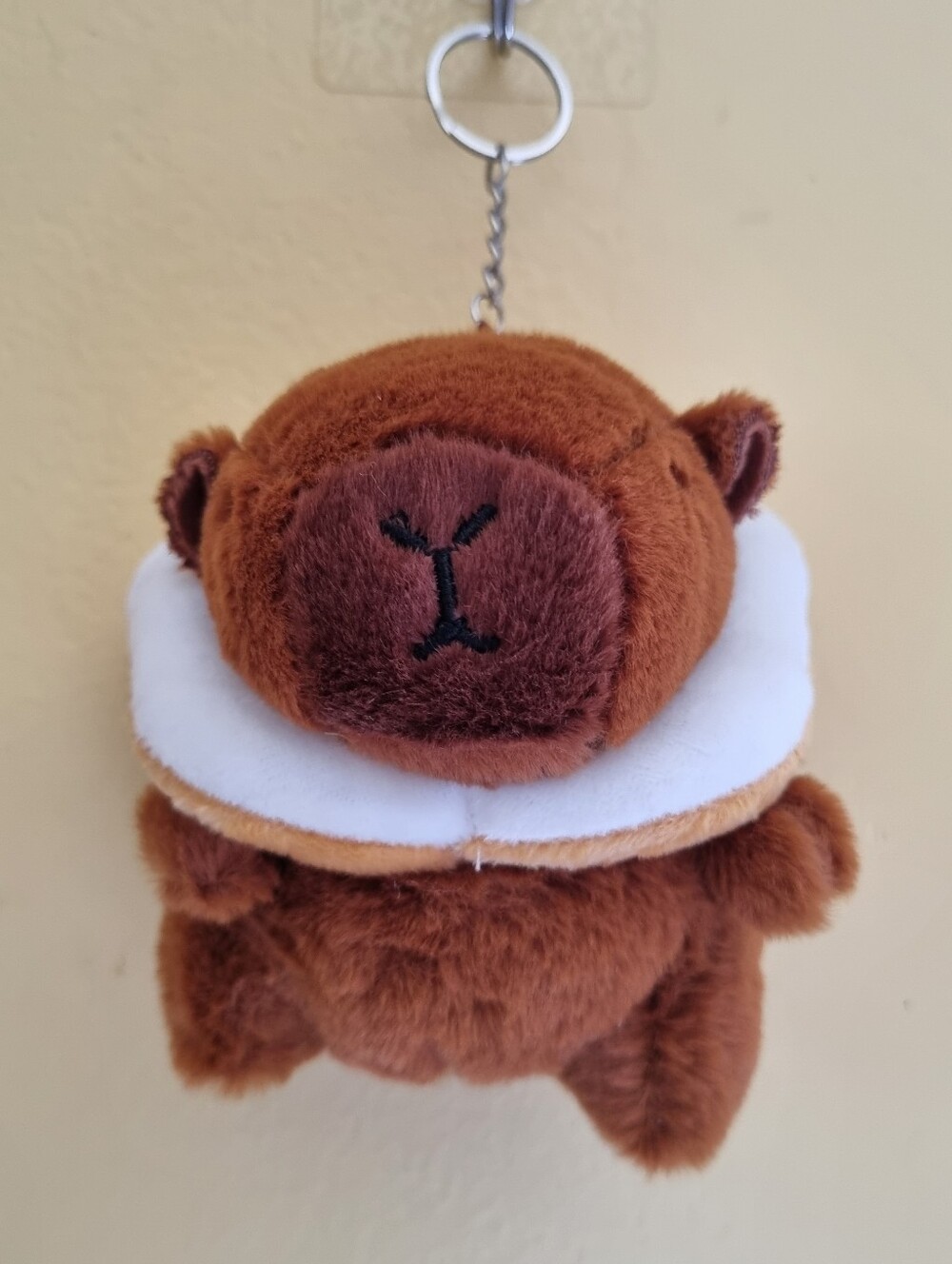 Cute Capybara Kids Bag Keychain Soft Plush Stuffed Toy Plushies Bag Accessories